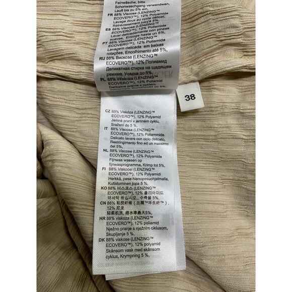 By Malene Birger 'Almeena' Beige Viscose Dress Size 8 - Picture 5 of 5